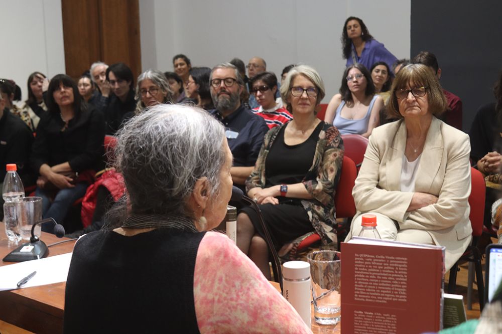 La Rectora de la Universidad de Chile, Rosa Devés, y la vicerrectora de Extensión y Comunicaciones, Pilar Barba, también participaron del lanzamiento.